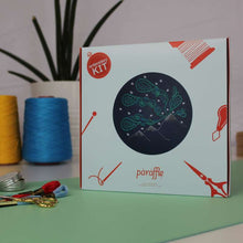 Load image into Gallery viewer, Northern lights embroidery kit