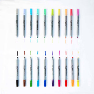 Colour & Learn 20 Washout Fabric Pens