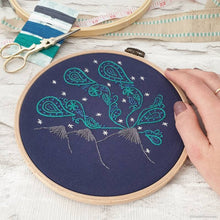 Load image into Gallery viewer, Northern lights embroidery kit
