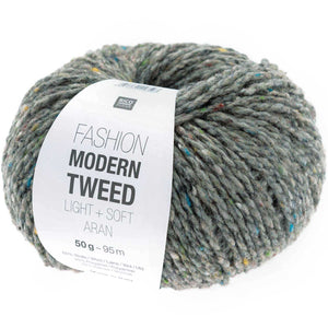 Modern tweed Aran yarns