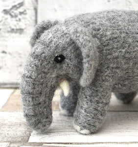 Juniper mini  Elephant  Knit2Felt kit
