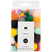 Yarn pompom set - multi colour