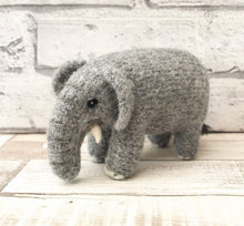 Load image into Gallery viewer, Juniper mini  Elephant  Knit2Felt kit