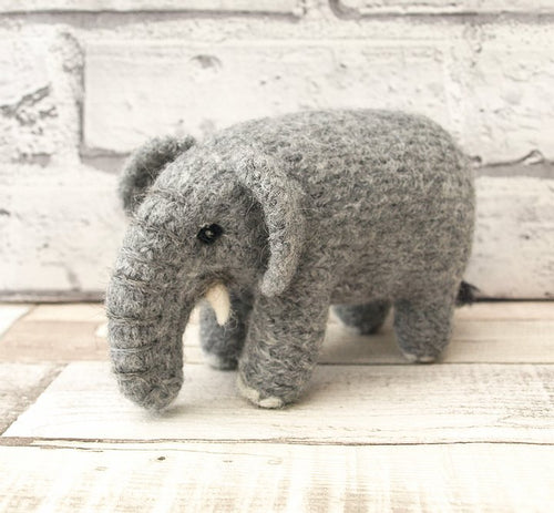 Juniper mini  Elephant  Knit2Felt kit