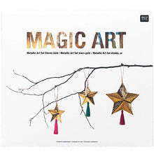 Load image into Gallery viewer, Rico Magic Art Metallic stars craft set