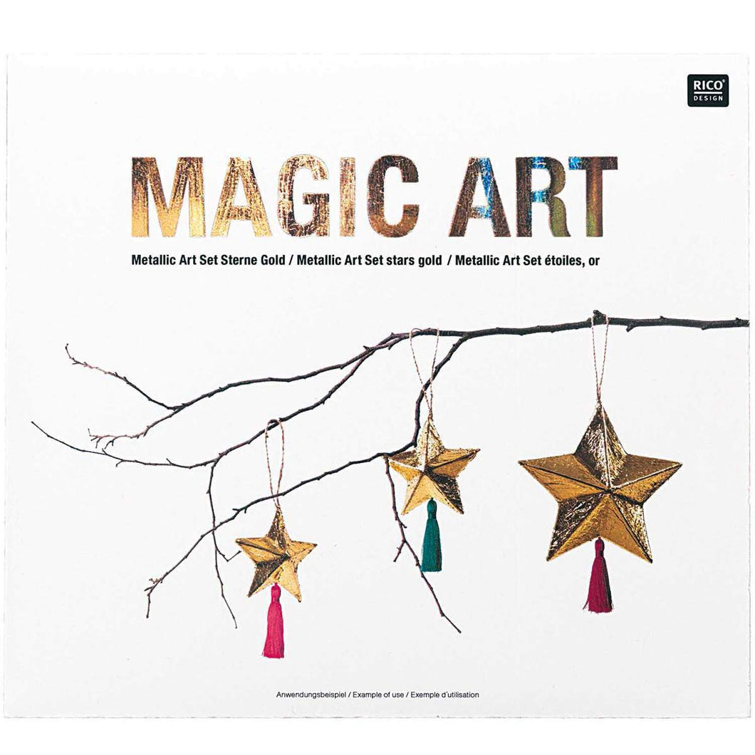 Rico Magic Art Metallic stars craft set