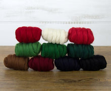 Load image into Gallery viewer, Christmas selection pack - Needle Felting Merino Wool