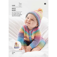 Overall and hat  Knitting Pattern 1245 in Rico Baby Dream DK Pattern