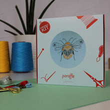 Load image into Gallery viewer, Bee hoop embroidery kit