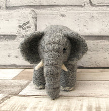 Load image into Gallery viewer, Juniper mini  Elephant  Knit2Felt kit