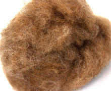 Load image into Gallery viewer, Carded animal coloured  wool for felting