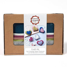 Load image into Gallery viewer, Vintage Hearts  Felt Kit