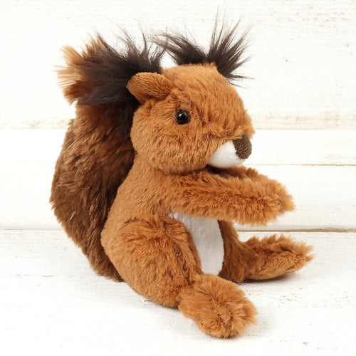 Red squirrel mini soft toy