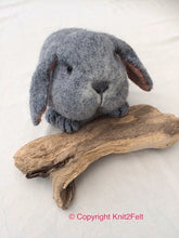 Load image into Gallery viewer, Blossom the Bunny Knit2Felt kit
