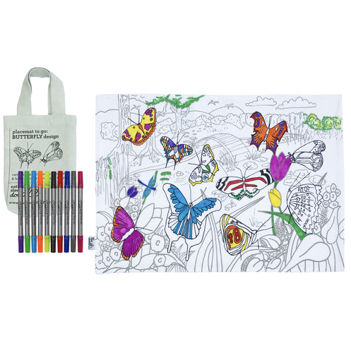 Colour & Learn Butterfly Placemat