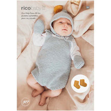 Load image into Gallery viewer, Romper, Hat, Socks and Gloves in Baby Dream Uni (DK) Pattern