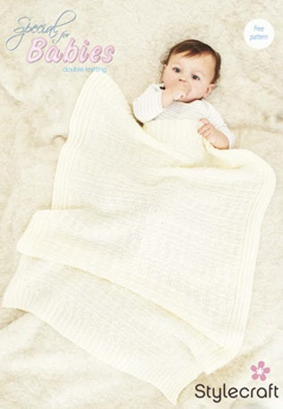 Baby Blanket in Stylecraft Special for Babies dk Pattern