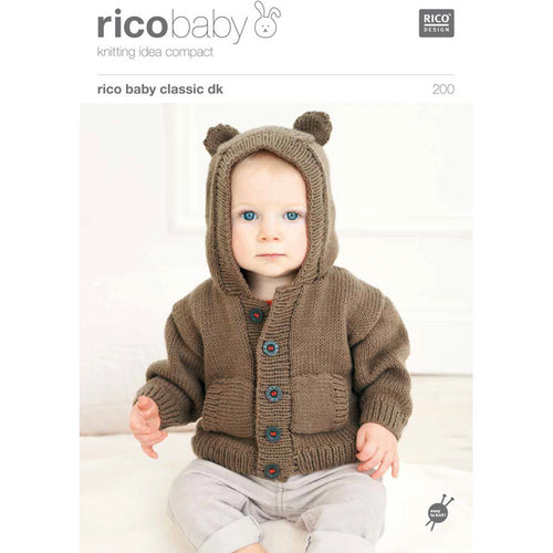 Babies’ Hoodies in Rico Baby Classic DK Pattern