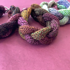 Handmade knit braid bracelets