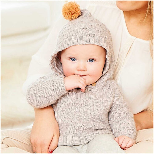 Baby's Sweater and Cardigan in Rico Baby Dream- Luxury Touch Uni DK Pattern