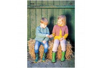 Child’s Sweater and Cardigan in Rico’s Essentials Merino DK Pattern