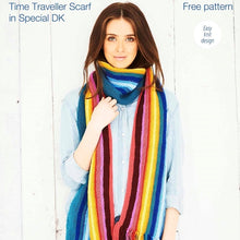 Load image into Gallery viewer, Time Traveller Scarf in Stylecraft Special DK Pattern