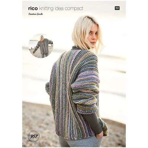 Sweater in Rico Creative Smile Pattern